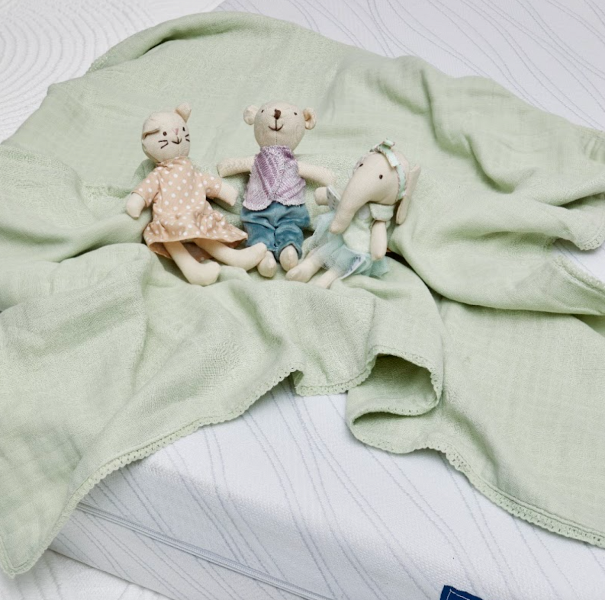 Creative Coop Cotton Double cloth Baby Blanket Nap&Co